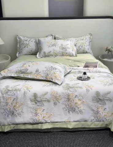 91家纺网 家纺一手货源 找家纺 （总）佳品居 2025新款直播水洗天丝夏被冰丝夏凉被空调被四件套