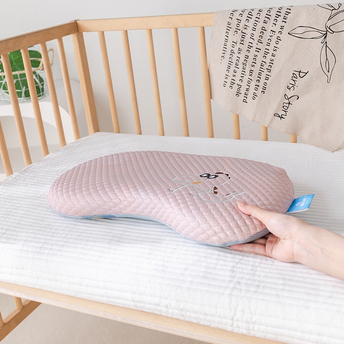 91家纺网 家纺一手货源 找家纺  2025新款慢回弹冰豆凉枕枕头枕芯 豌豆冰枕 粉