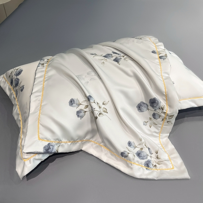 91家纺网 家纺一手货源 找家纺 佳品居 2025新款直播水洗天丝夏被冰丝夏凉被空调被四件套 可可