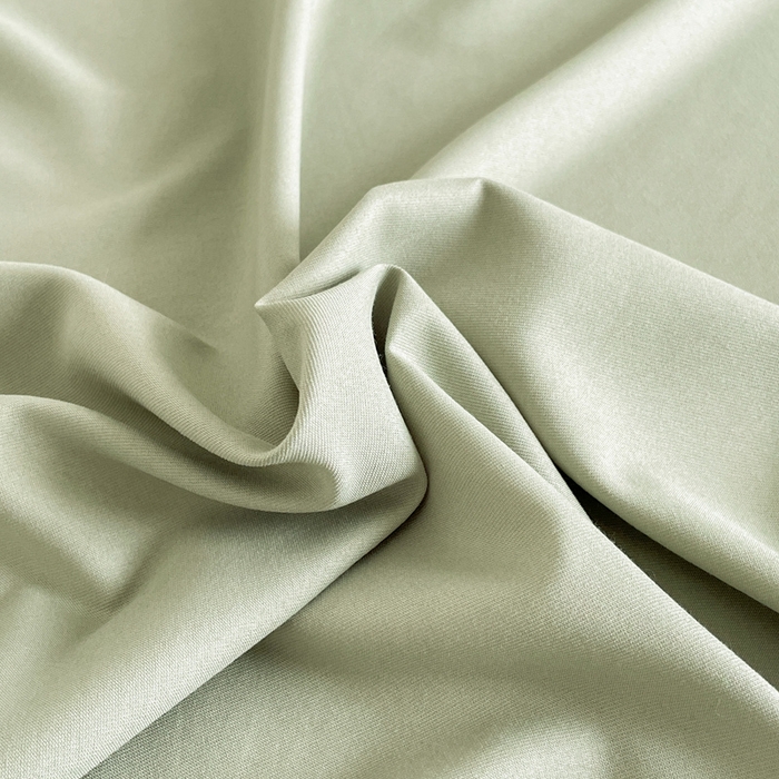 91家纺网 家纺一手货源 找家纺 芯元素 2025新款针织双层纱印花床笠 薄荷绿