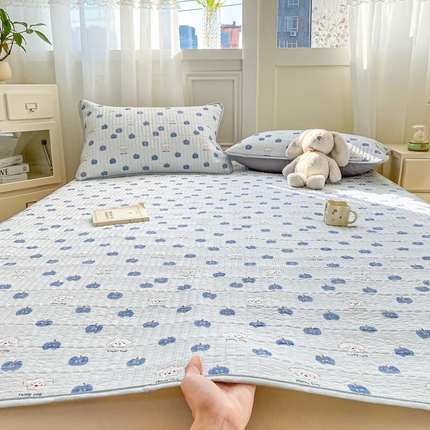 美克家居 2025新款泡泡纱软垫床护垫床褥子薄床垫 小兰瓜平铺款