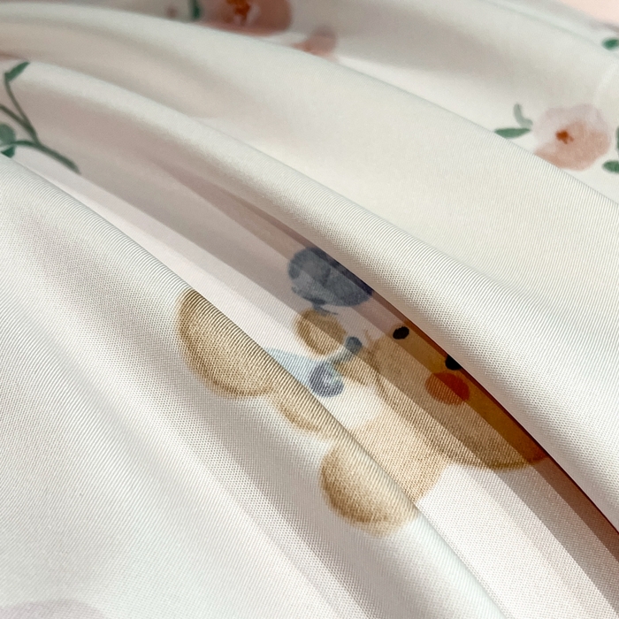 91家纺网 家纺一手货源 找家纺 佳品居 2025新款直播水洗天丝夏被冰丝夏凉被空调被四件套 花晨兔