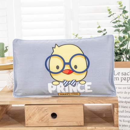 91家纺网 家纺一手货源 找家纺 大黄蜂家居家纺 2025新款纯棉卡通定位枕套 小鸡先生