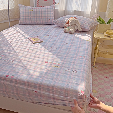 棉生活家纺 2025新款ins全棉小清新系列单品床笠 甜果季