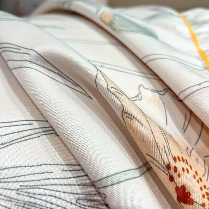 91家纺网 家纺一手货源 找家纺 佳品居 2025新款直播水洗天丝夏被冰丝夏凉被空调被四件套 兮颜粉