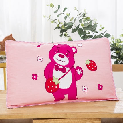 91家纺网 家纺一手货源 找家纺 （总）大黄蜂家居家纺 2025新款纯棉卡通定位枕套