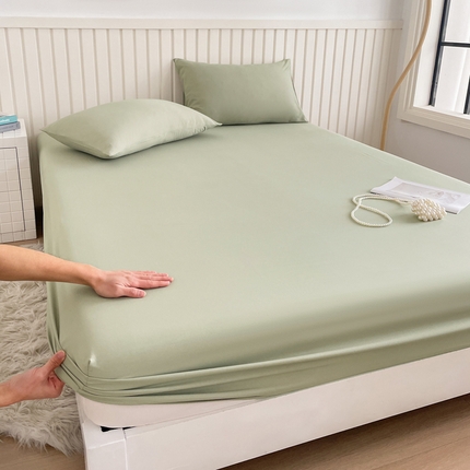 91家纺网 家纺一手货源 找家纺 （总）芯元素 2025新款针织双层纱印花床笠