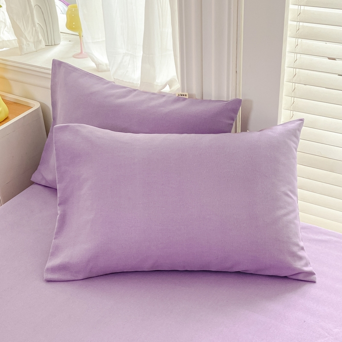 91家纺网 家纺一手货源 找家纺 米柳2025新款原棉老粗布凉席系列 香芋紫