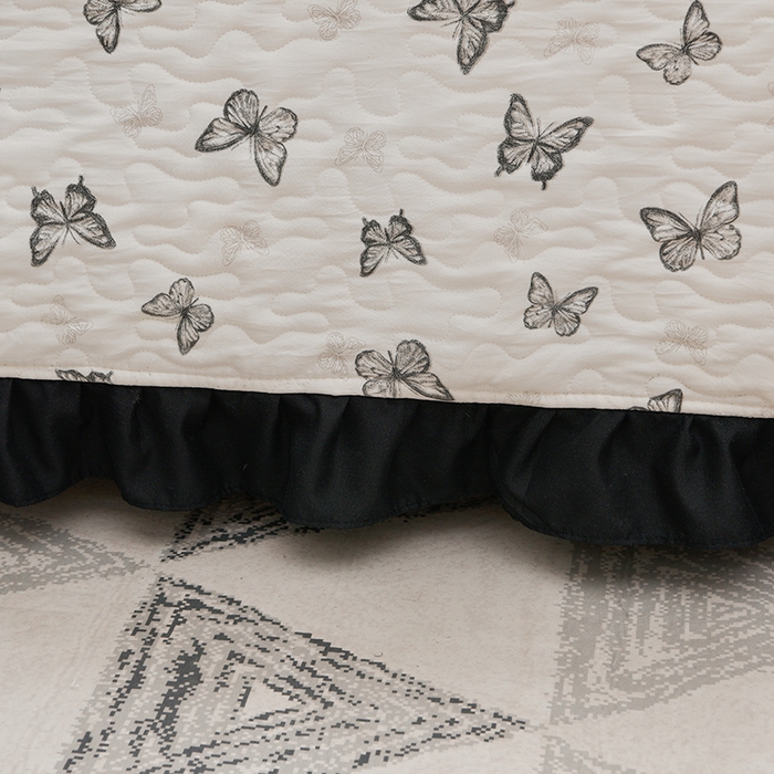 91家纺网 家纺一手货源 找家纺 （总）斯尔顿 2025新款水洗棉赫本风床盖四件套