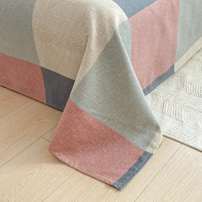 91家纺网 家纺一手货源 找家纺 米柳2025新款原棉老粗布凉席系列 色彩大格