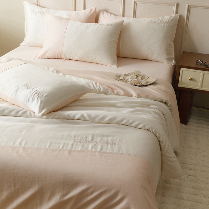 91家纺网 家纺一手货源 找家纺 金奇达2025新款【黛拉】-茧养莱赛尔四件套（标准号全网控价（折后券后）不低于228元） 黛拉-荷塘玉