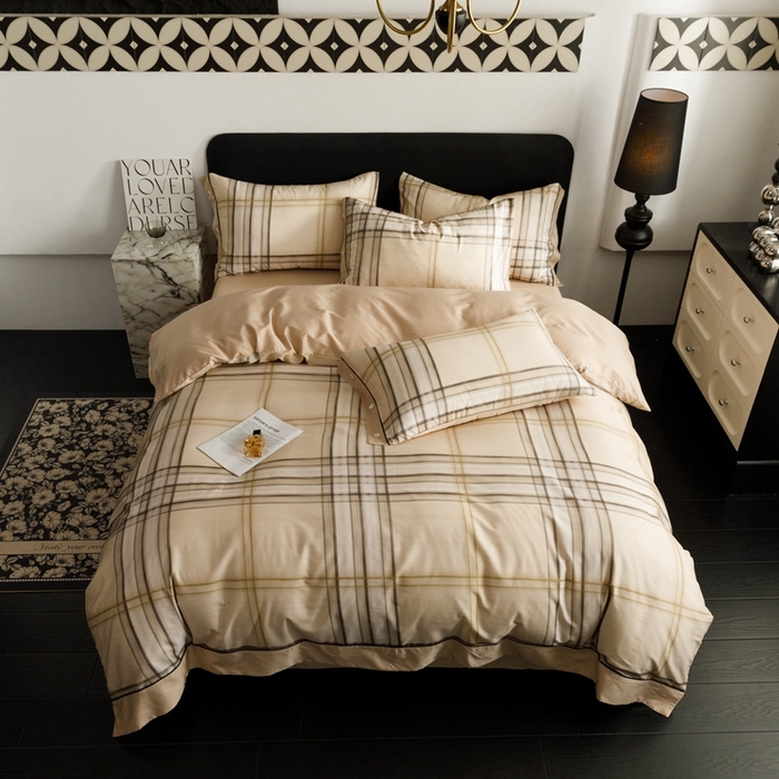 91家纺网 家纺一手货源 找家纺 金奇达2025新款【浮光半夏】-茧养莱赛尔四件套（标准号全网控价（折后券后）不低于258元） 伦纳德