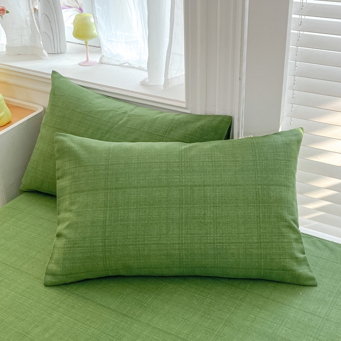 91家纺网 家纺一手货源 找家纺 米柳2025新款原棉老粗布凉席系列 尚影绿