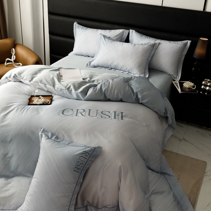 91家纺网 家纺一手货源 找家纺 金奇达2025新款【露娜】-轻氧水光天丝棉四件套（标准号全网控价（折后券后）不低于298元） 露娜-名望蓝