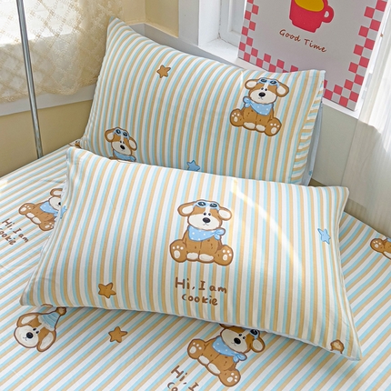 91家纺网 家纺一手货源 找家纺 （总）棉生活家纺 2025新款ins全棉小清新系列单品枕套