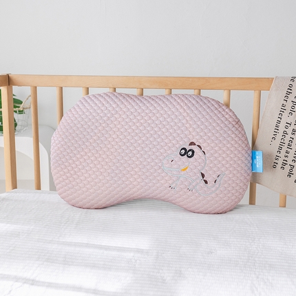  2025新款慢回弹冰豆凉枕枕头枕芯 豌豆冰枕 粉