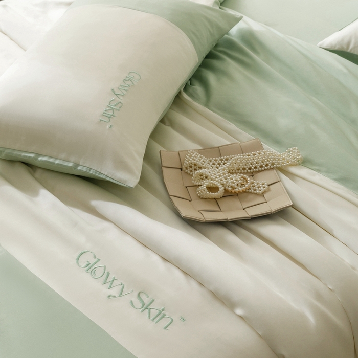 91家纺网 家纺一手货源 找家纺 金奇达2025新款【黛拉】-茧养莱赛尔四件套（标准号全网控价（折后券后）不低于228元） 黛拉-香草绿