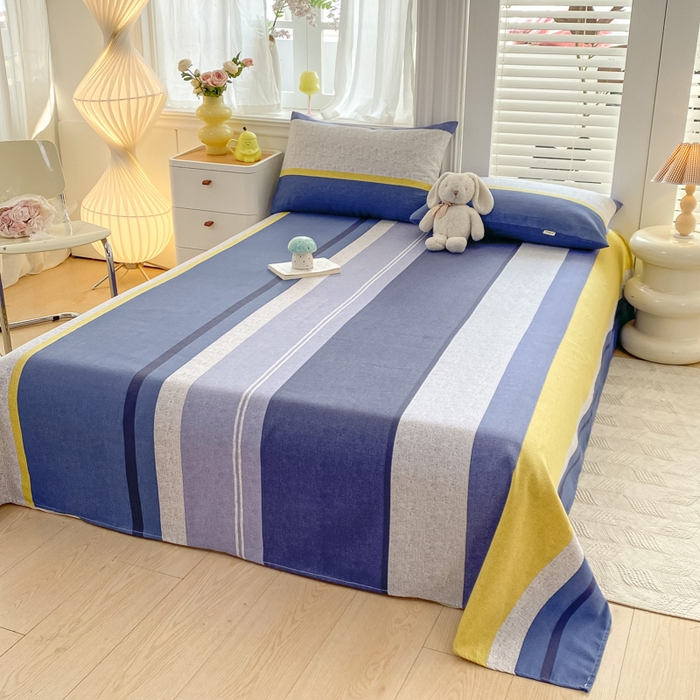 91家纺网 家纺一手货源 找家纺 米柳2025新款原棉老粗布凉席系列 极简风尚