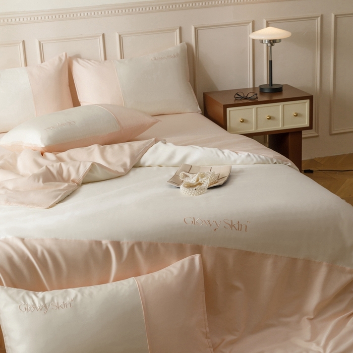 91家纺网 家纺一手货源 找家纺 金奇达2025新款【黛拉】-茧养莱赛尔四件套（标准号全网控价（折后券后）不低于228元） 黛拉-荷塘玉