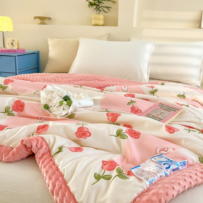 91家纺网 家纺一手货源 找家纺 （总）爱宝被业 2025新款豆豆夏被