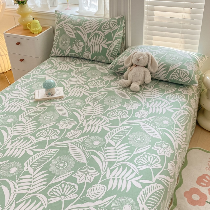 91家纺网 家纺一手货源 找家纺 米柳2025新款原棉老粗布凉席系列 花香恋