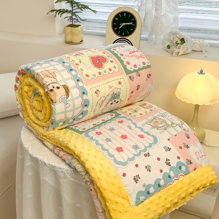 爱宝被业 2025新款豆豆夏被 猫狗之家