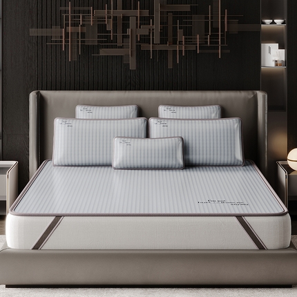 91家纺网 家纺一手货源 找家纺 （总）好眠好梦家纺 2025新款时尚条纹凉席