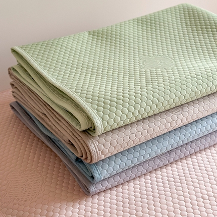 凉百百 2025新款3D豆豆凉感凉席系列-小熊 组合图仅供展示