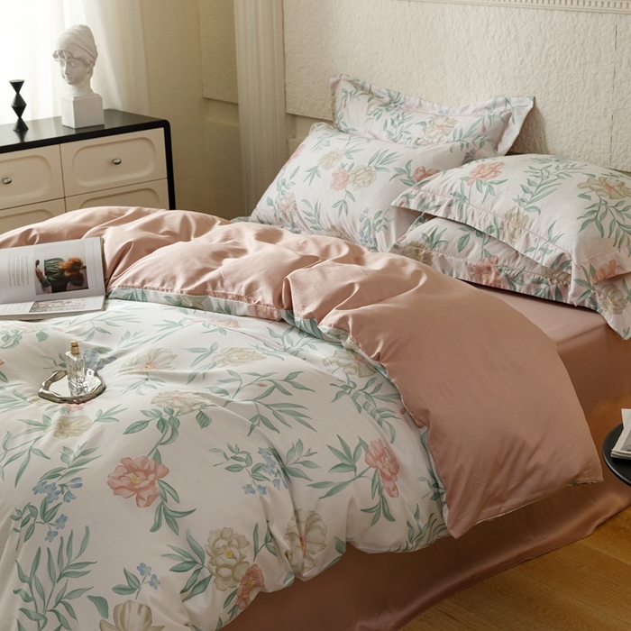 91家纺网 家纺一手货源 找家纺 金奇达2025新款【东方诗意】-轻氧水光莱赛尔（标准号全网控价（折后券后）不低于268） 谢莲花晨