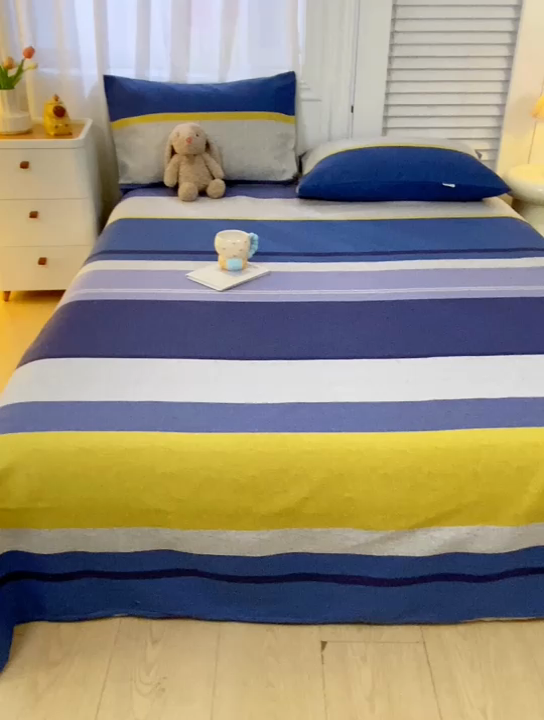 91家纺网 家纺一手货源 找家纺 米柳2025新款原棉老粗布凉席系列 极简风尚