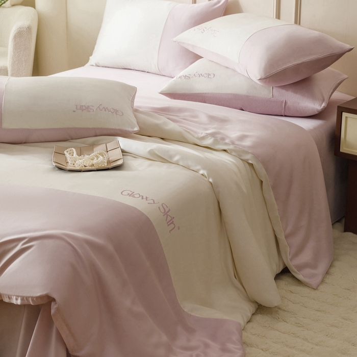 91家纺网 家纺一手货源 找家纺 金奇达2025新款【黛拉】-茧养莱赛尔四件套（标准号全网控价（折后券后）不低于228元） 黛拉-紫语