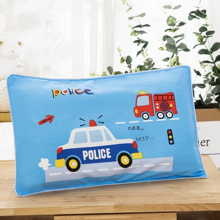 91家纺网 家纺一手货源 找家纺 大黄蜂家居家纺 2025新款纯棉卡通定位枕套 正义救援队