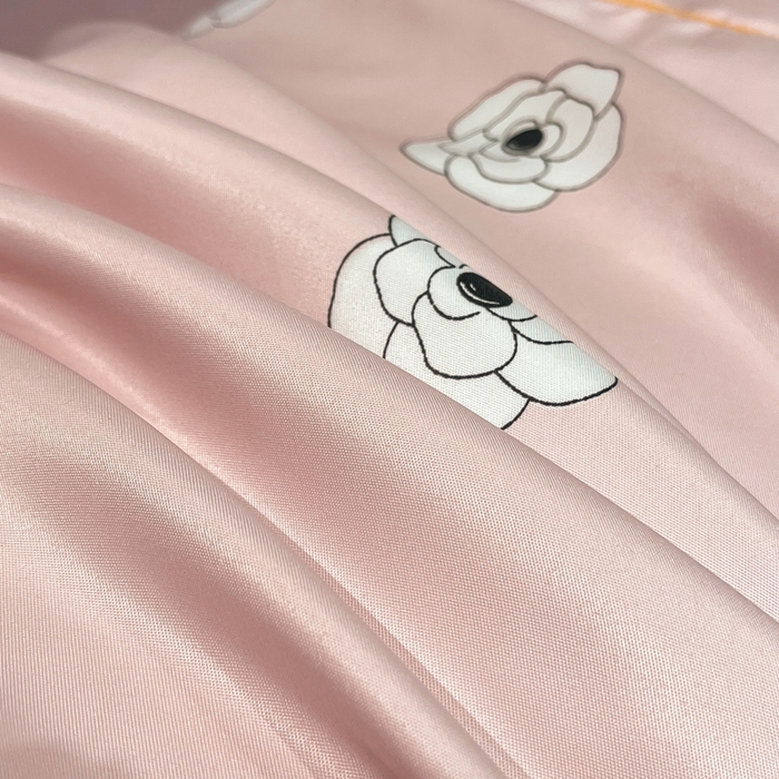 91家纺网 家纺一手货源 找家纺 佳品居 2025新款直播水洗天丝夏被冰丝夏凉被空调被四件套 香格丽粉