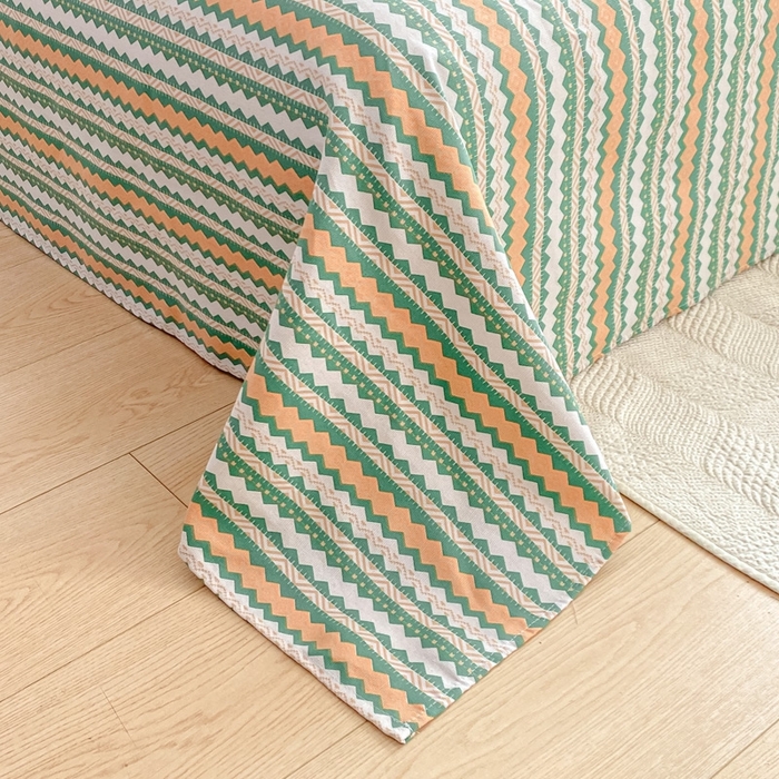 91家纺网 家纺一手货源 找家纺 米柳2025新款原棉老粗布凉席系列 雅梦静