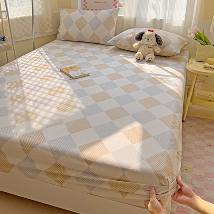 棉生活家纺 2025新款ins全棉小清新系列单品床笠 瑞吉斯