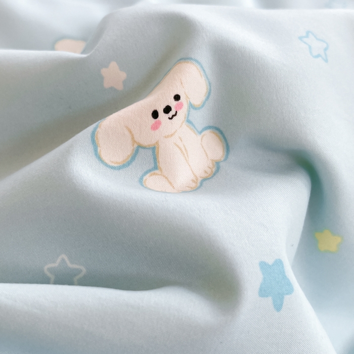 91家纺网 家纺一手货源 找家纺 星巴k家纺 2025糯糯棉A类大豆蛋白纤维夏凉被双层纱水洗棉夏被大豆被 小奶狗