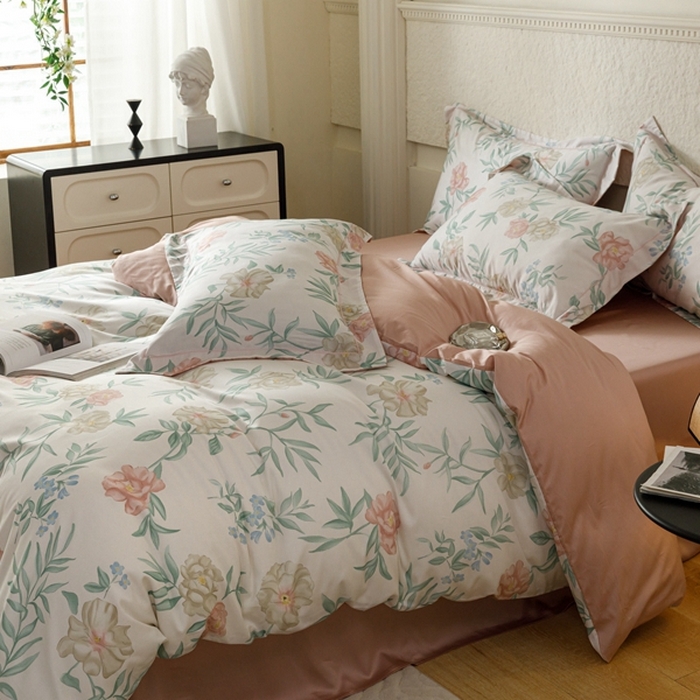 91家纺网 家纺一手货源 找家纺 金奇达2025新款【东方诗意】-轻氧水光莱赛尔（标准号全网控价（折后券后）不低于268） 谢莲花晨