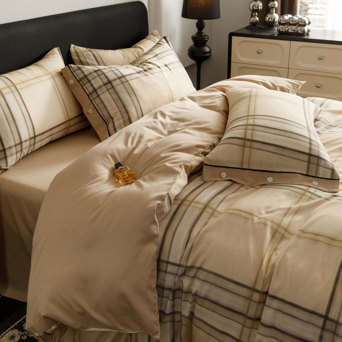 91家纺网 家纺一手货源 找家纺 金奇达2025新款【浮光半夏】-茧养莱赛尔四件套（标准号全网控价（折后券后）不低于258元） 伦纳德