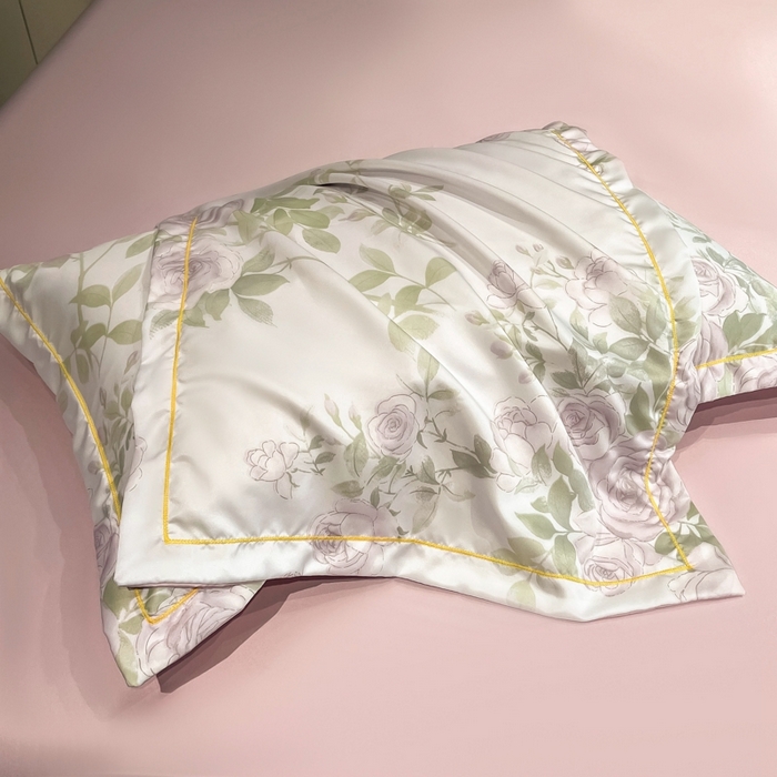 91家纺网 家纺一手货源 找家纺 佳品居 2025新款直播水洗天丝夏被冰丝夏凉被空调被四件套 悦色粉