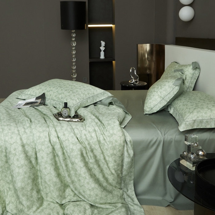 91家纺网 家纺一手货源 找家纺 金奇达2025新款【 巴赫之音】-茧养莱赛尔四件套（标准号全网控价（折后券后）不低于258元） 伊贝尔