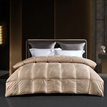 91家纺网 家纺一手货源 找家纺 （总）静若居2025新款高精密全棉提花单层高端立体羽绒被壳大牌提花羽绒被壳95白鹅绒被