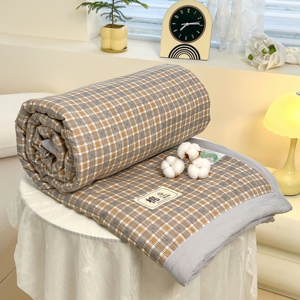 爱宝被业 2025新款无印风新疆棉花夏被 100%新疆棉花 初见