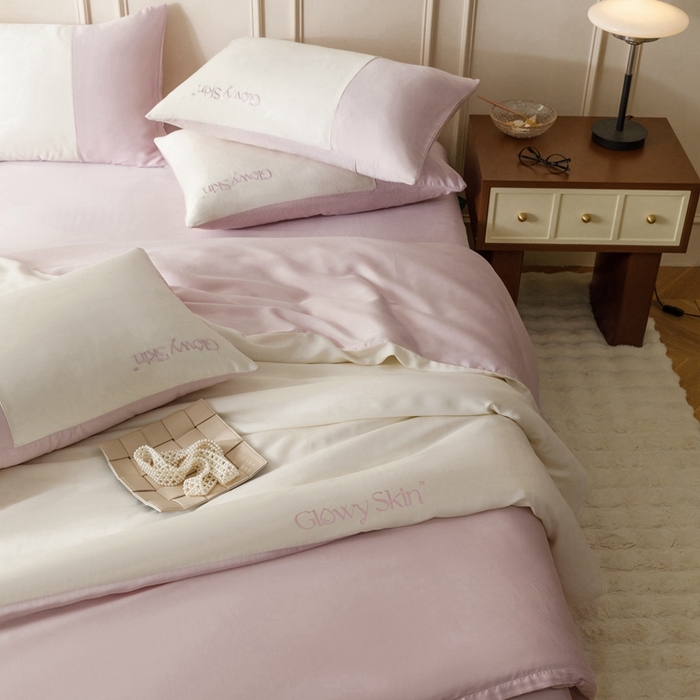 91家纺网 家纺一手货源 找家纺 金奇达2025新款【黛拉】-茧养莱赛尔四件套（标准号全网控价（折后券后）不低于228元） 黛拉-紫语