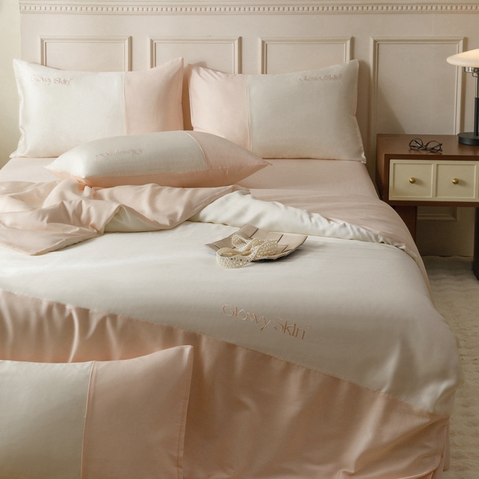 91家纺网 家纺一手货源 找家纺 金奇达2025新款【黛拉】-茧养莱赛尔四件套（标准号全网控价（折后券后）不低于228元） 黛拉-荷塘玉