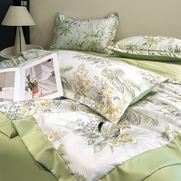 91家纺网 家纺一手货源 找家纺 （总）佳品居 2025新款直播水洗天丝夏被冰丝夏凉被空调被四件套