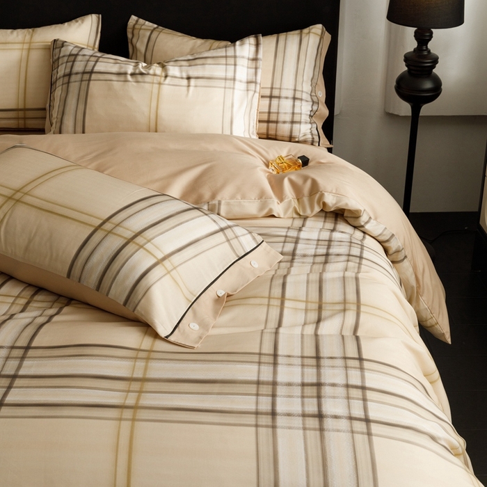 91家纺网 家纺一手货源 找家纺 金奇达2025新款【浮光半夏】-茧养莱赛尔四件套（标准号全网控价（折后券后）不低于258元） 伦纳德