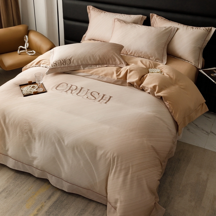 91家纺网 家纺一手货源 找家纺 （总）金奇达2025新款【露娜】-轻氧水光天丝棉四件套（标准号全网控价（折后券后）不低于298元）