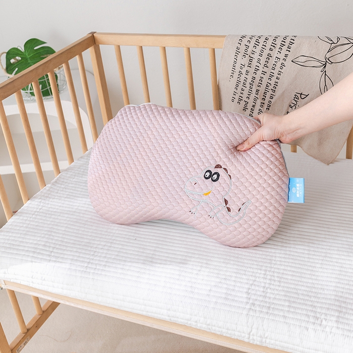 91家纺网 家纺一手货源 找家纺  2025新款慢回弹冰豆凉枕枕头枕芯 豌豆冰枕 粉