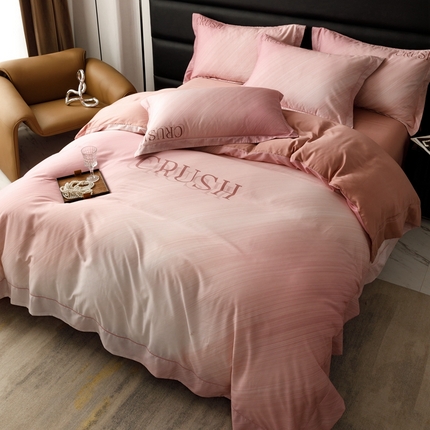 91家纺网 家纺一手货源 找家纺 （总）金奇达2025新款【露娜】-轻氧水光天丝棉四件套（标准号全网控价（折后券后）不低于298元）