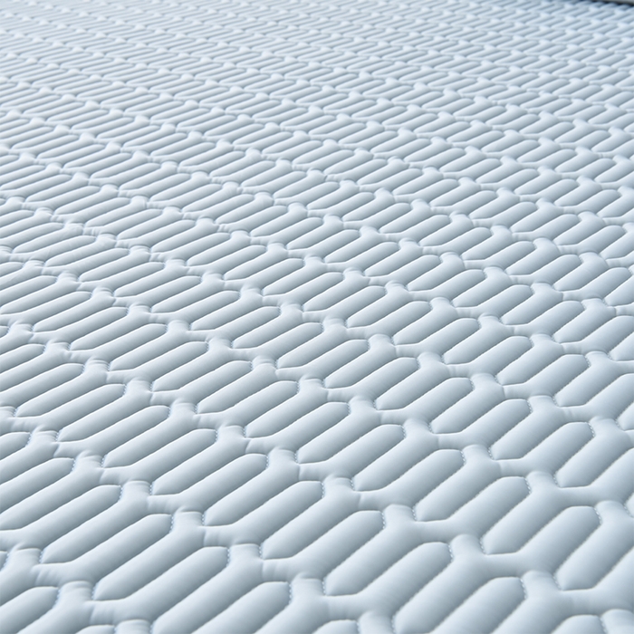 91家纺网 家纺一手货源 找家纺 诺梵 2025新款可拆卸乳胶凉席三件套床裙款 可拆蓝灰